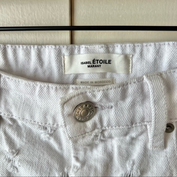 ISABEL MARANT ÉTOILE
Liny distressed denim shorts - Picture 3 of 8